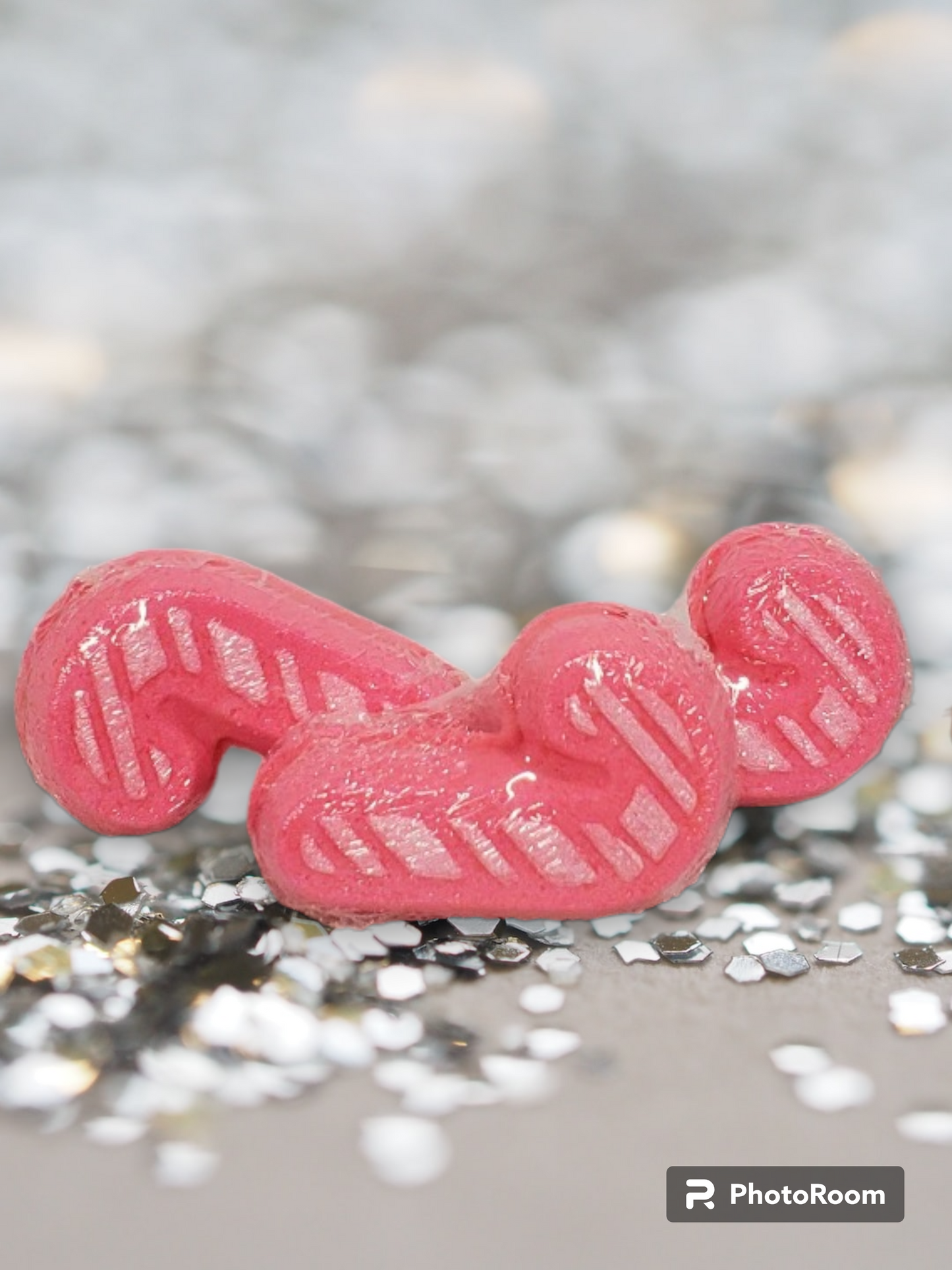 Candy Cane Bath Bomb