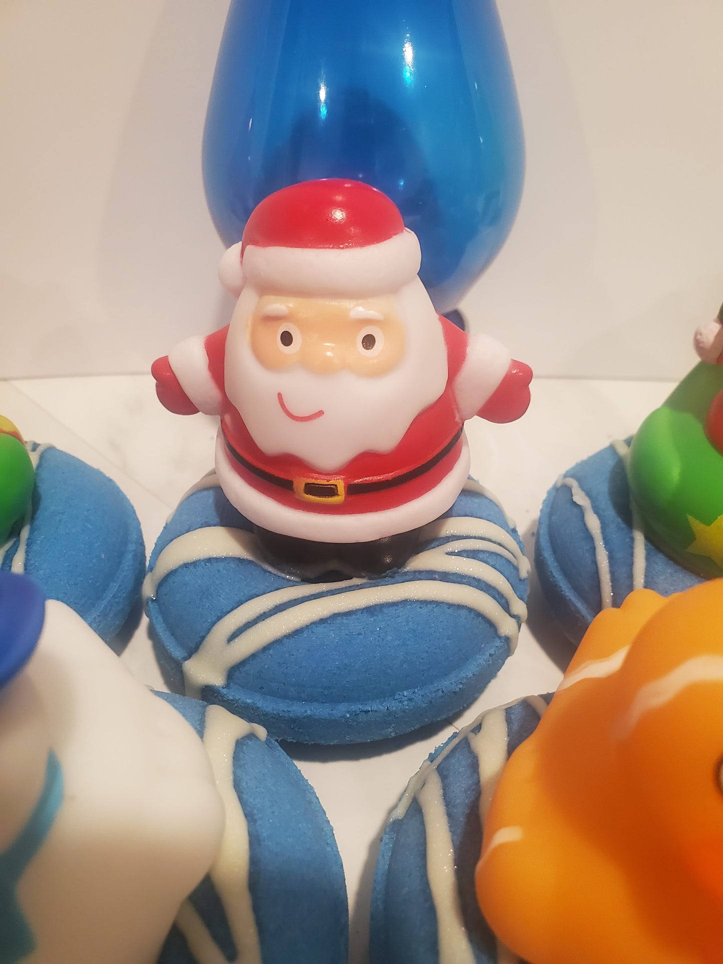 Christmas Rubber Ducky Donut Bath Bomb