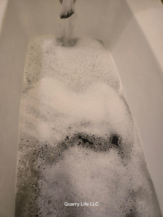 Halloween Blinking Rubber Ducky Donut Bath Bomb