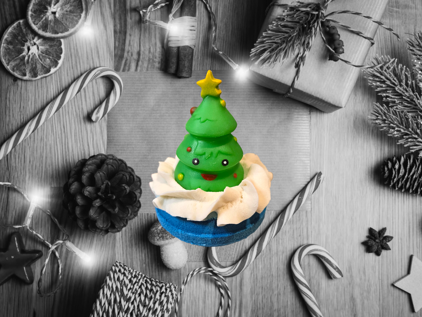 Christmas Duck Donut Bath Bomb